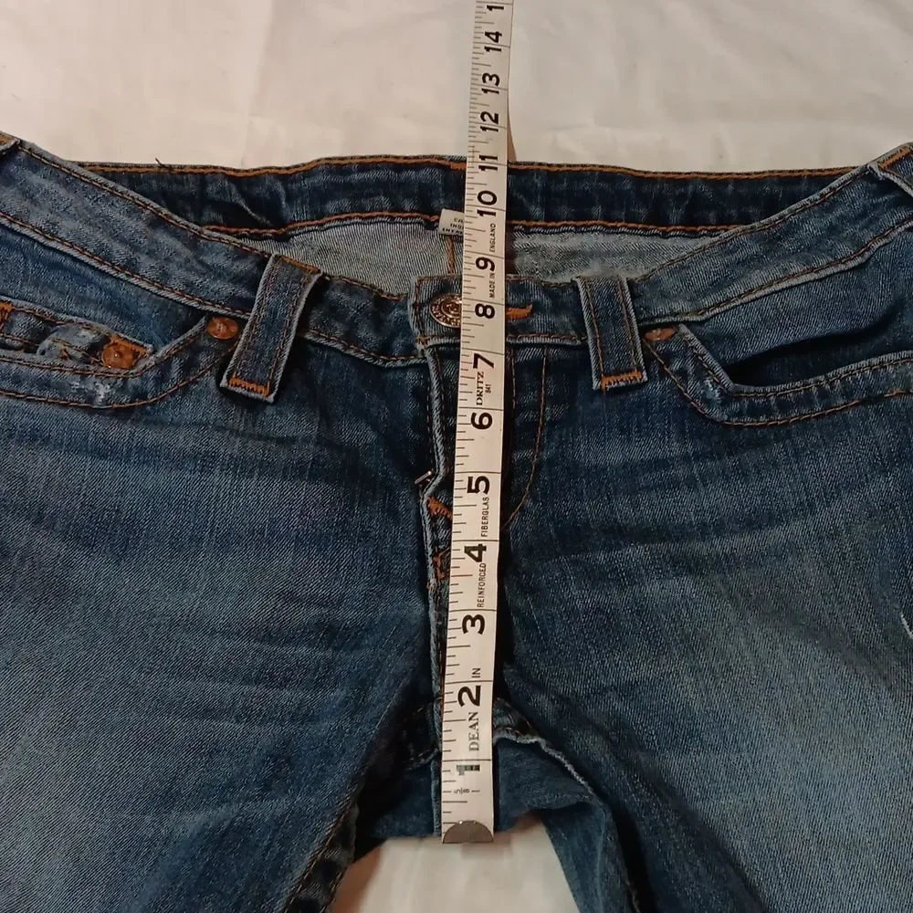 True Religion Dark Blue Skinny Jeans Womens 28